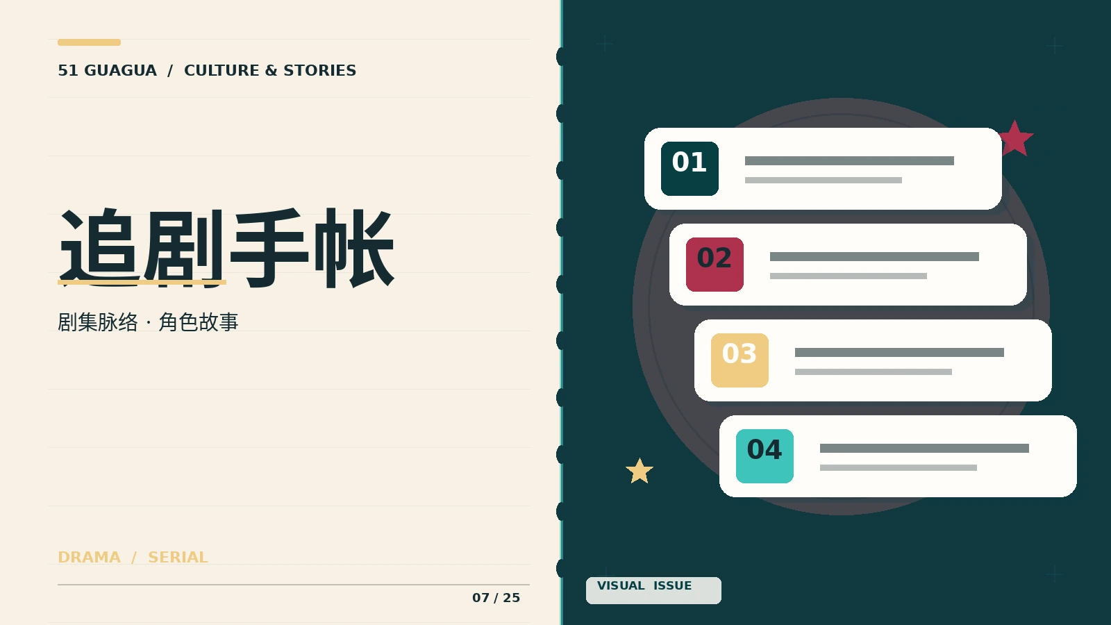 追剧手帐专题影像
